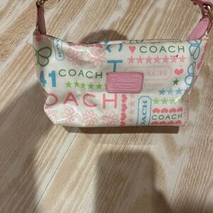 Coach graffiti vinyl handbag
